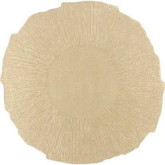 Круглый ковер Toulemonde Bochart Eye Flower Beige (230x230) 